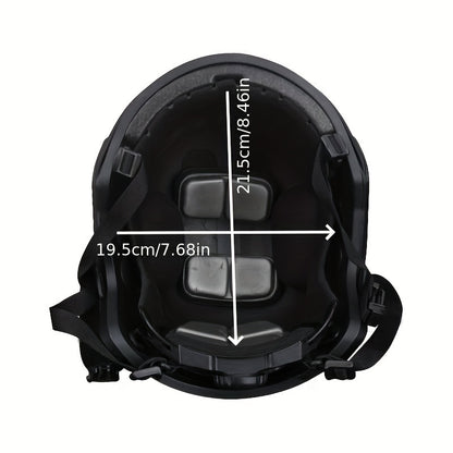 FAST Tactical And Skull Mask Set with Enhanced ABS, Adjustable Knob for CS Paintball Outdoor Activities Maximum Protection for Paintball, Hunting!Cosplay Photo Props, Bar Club Rave Party Supplies, Gift & Collection, Halloween Music Festival