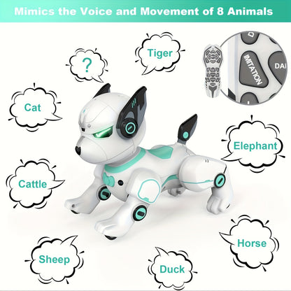 Intelligent Robot Dog, Electronic Pet Stunt Dog, Dialog Intelligent Programming, Companion Toys, Children's Artificial Intelligence Robot, Halloween Gift Children's Birthday Gift