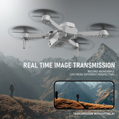 E88 Dual Camera Drone with 360° Stunt Flip & Surround Flight – Optical Flow Positioning, Intelligent Height Hold, Foldable Portable Body, 500mAh Battery, Indoor Outdoor RC Quadcopter for Adventure