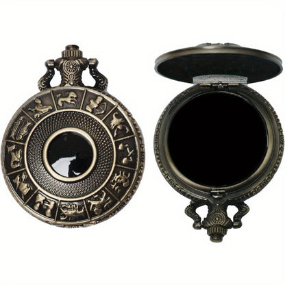 Obsidian Scrying Mirror, Natural Healing Crystal Obsidian Mirror with Bag, for Divination, Meditation, Healing, Feng Shui
