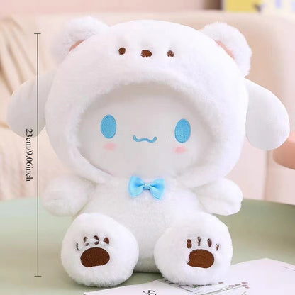 Sanrio Hello Kitty Series Plush Dolls, Including Cinnamoroll, Kuromi, My Melody, Into White Bears And Big-Eared Dogs, Are The Best Choice As Holiday Gifts for Friends. Easter