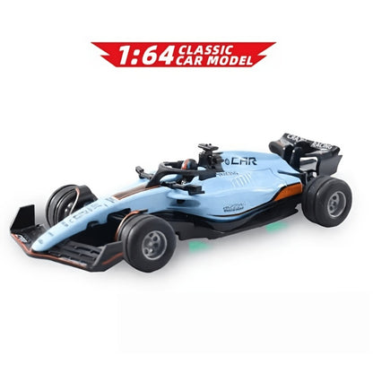 Mini RC Racing Car 1:64 Scale 2.4G Alloy Die-Cast 4WD Drift Toy Car with Lights & Adjustable Speed – Indoor Outdoor RC Car for Boys | Collection Gift Set | Best Birthday Christmas Party Toy