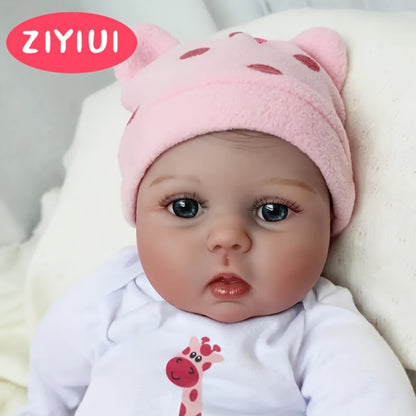 ZIYIUI Reborn Baby Doll 20 Inch Realistic Soft Newborn with Accessories Gift Set Lifelike Infant Toy for Kids Ages 3+ Birthday Halloween Christmas