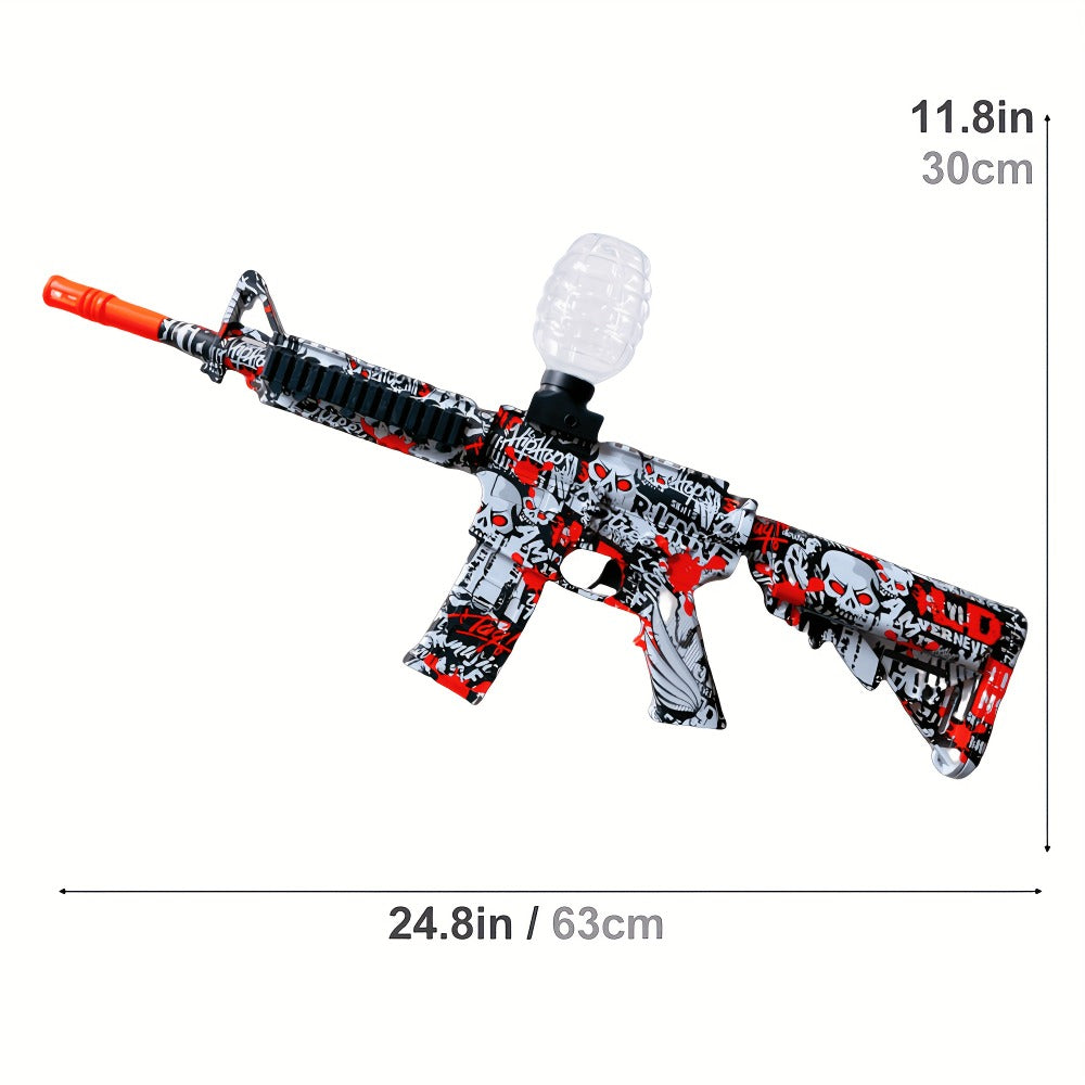 New Electric Fully Automatic Shooting Toy Gun, Outdoor Sports Interactive Game Toy, Rechargeable Portable Gun Toy, Long Battery Life - Suitable for Outdoor And Indoor Team Collaboration Game Toys. Halloween, Christmas, Birthday Party Gifts