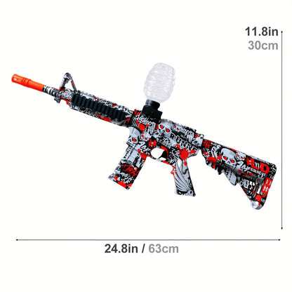 New Electric Fully Automatic Shooting Toy Gun, Outdoor Sports Interactive Game Toy, Rechargeable Portable Gun Toy, Long Battery Life - Suitable for Outdoor And Indoor Team Collaboration Game Toys. Halloween, Christmas, Birthday Party Gifts