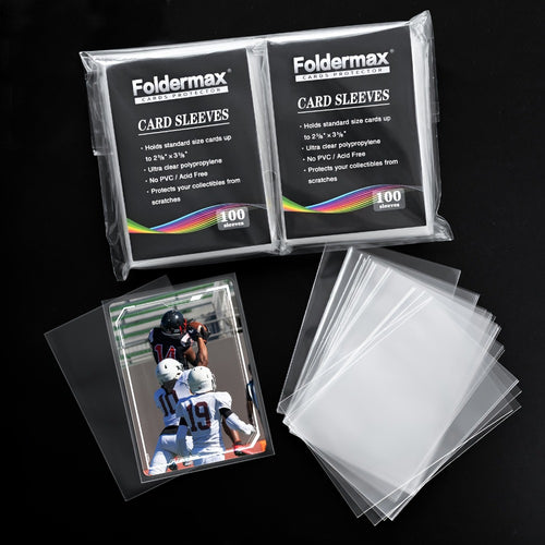 Penny Sleeves for Trading Cards 200/500/1000/2000 Pack – Premium Soft Card Sleeves for Baseball, TCG, Game Cards | Kids & Collectors Gift
