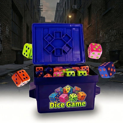 Dice Game - Fast-Paced Dice Rolling Game for Adults And Groups, Addictive 4-Player Board Games And Dice Set with 80 Dice, Funny Travel And Camping Games | Perfect for Game Night, Parties, Travel | Dice Games And Fun Party Games