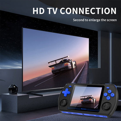 Handheld Game Console Powkiddy RK2023 – 3.5" IPS RK3566 8hr Dual TF HDMI Linux
