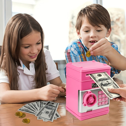 Piggy Bank Cash Coin Can ATM Bank Electronic Coin Money Bank For Kids-Hot Gift