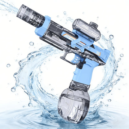 Kids Electric Water Gun with Sound Effects for Ages 3-6 – Automatic High Capacity Squirt Blaster Long Range, Toddler Summer Outdoor Pool Beach Backyard Party Toy, Birthday Gift for Boys Girls, 2-Pack Option