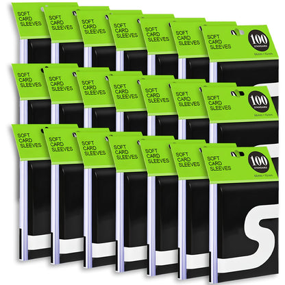 300/700/1500/ 2200/3800/5400/21000 Counts Card Sleeves, Penny Sleeves for Trading Cards, Baseball Card Sleeve, Clear Trading Card Sleeve, Soft Plastic Card Protector Sleeve for Sports, Football, Game Cards