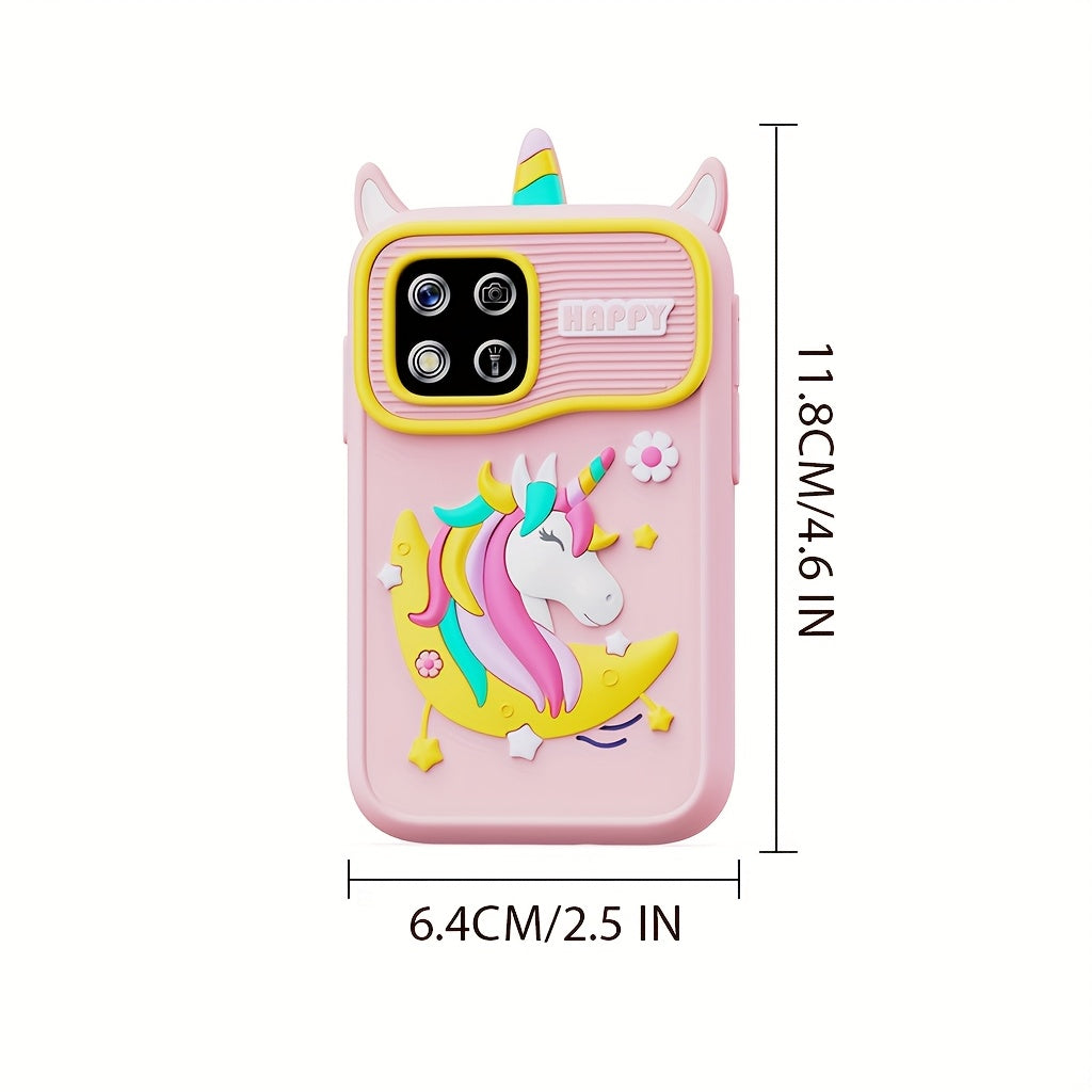 Children's Educational Smartphone Toy, Learning Toy with 1080P HD Camera for Photos and Videos, Music, Stories, 20 Educational Mini-Games, Flashlight, Alarm Clock, Habit Training, and Other Learning Functions. Suitable for Boys and Girls Ages 3-14.