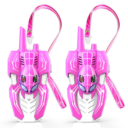 Spider Walkie Talkies for Kids, Walkie Talkies Toys for Boys Girls Year Old, Camping Gear Outdoor Hiking Newsletter, Long Distance Wireless Telephone Receiver for 3-5 4-8 Year Old Kid