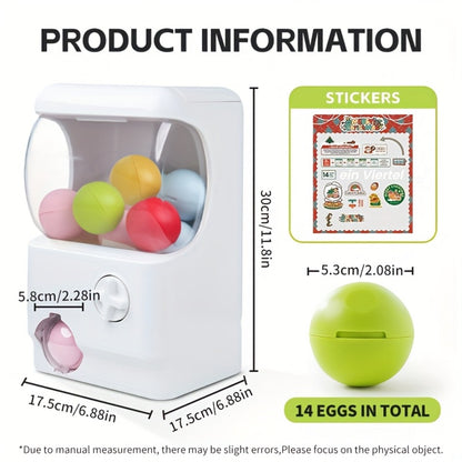 Gachapon Machine for Home – Mini Capsule Toy Vending Machine Novelty Gift for Kids Adults Couples Anniversary Birthday Party Christmas