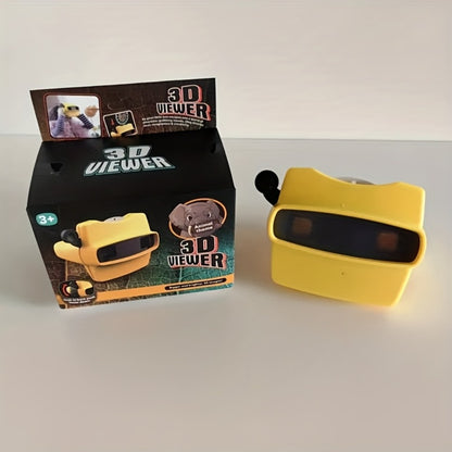 Kids Slide Viewer Toy – 3D Sideshow Projector with Space Ocean Animals Dinosaurs Slides, Educational Viewing Toy for Children Ages 3+, Single & Bundle Sets Available