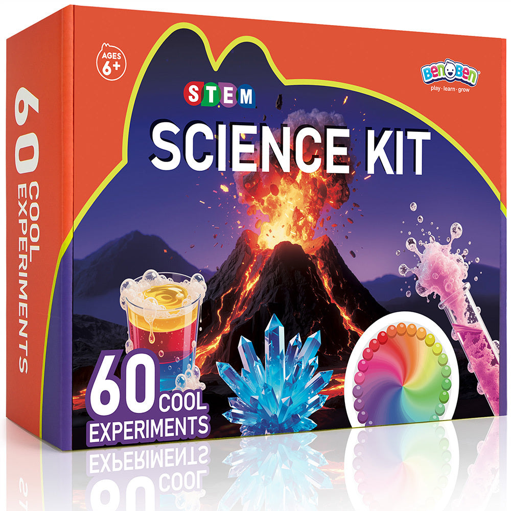 60 Experiments Science Kit for Kids Boys Girls Age 6 7 8 9 10 11 12, Educational Toy, STEM Toys, Learning Scientific Tools for Christmas Gift