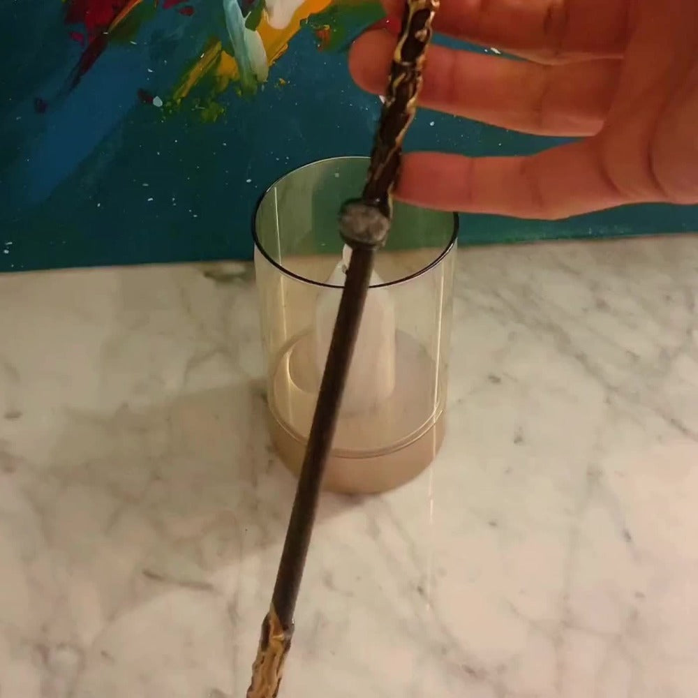 Zodiac Crystal Magic Wand with Gift Box – Handmade Astrology Wand for All 12 Signs, Cosplay Prop, Party Decor & Unique Birthday Christmas Valentine Gift for Women Men