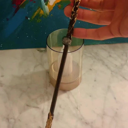 Zodiac Crystal Magic Wand with Gift Box – Handmade Astrology Wand for All 12 Signs, Cosplay Prop, Party Decor & Unique Birthday Christmas Valentine Gift for Women Men