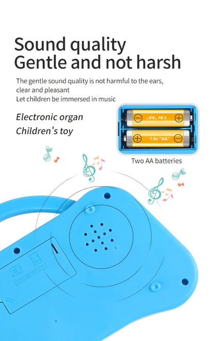1pc, 13-Key Kids Piano Keyboard, Portable Electronic Music Toy For, Educational Birthday & Christmas Gift for Boys And Girls, Halloween Party Favors