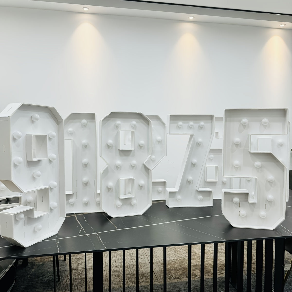 Warm White 73cm / 28.7 INCH - Illuminated Number 1 Balloon Frame - Paper PS Foam Board, Perfect for Birthday & Anniversary Parties,Graduation Decorations, Back to School of 2026