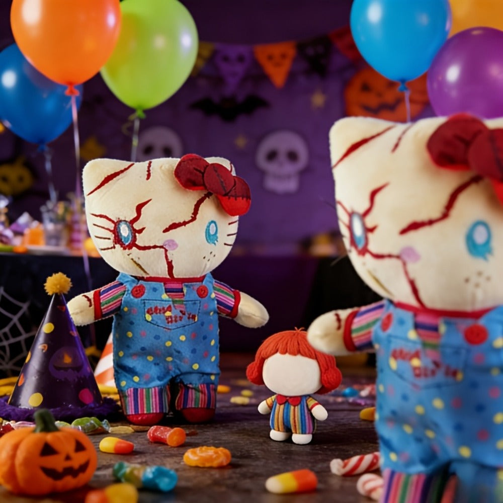 Hello Kitty Halloween Plush Doll | Cute Sanrio Character Stuffed Toy | Birthday Party Ornament | Christmas Valentine's Day Gift for Girls Kids Fans