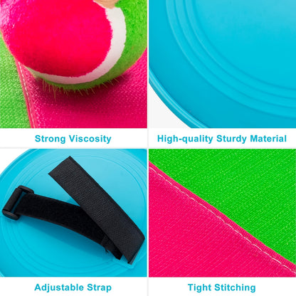 1 Sticky Ball Toy-outdoor Game Toy, Beach Toy, Suitable for Beach Games, Playground Layout and Backyard Entertainment, Is a Great Gift for Halloween, Easter, Christmas and New Year