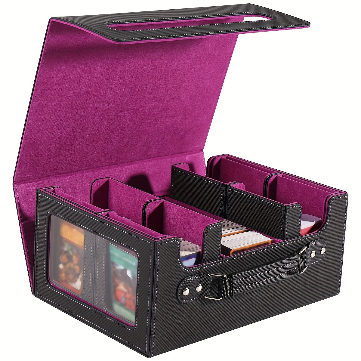 Card Cassette Command Display, Five In One Card Storage Box Can Hold More Than 400 Pairs Of Cards, Detachable Sports Card Box, Exquisite Packaging, Can Be Gifted to Friends And Family
