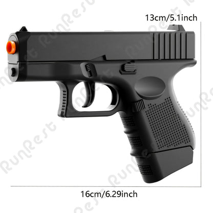 Soft Bullet Gun Toy Pistol with 100 Bullets, 12 Shells, And 2 Magazines New Toy Gun Pistol Hollow Hanging Machine, Toy Foam Blaster, Outdoor Sports Shooting Game