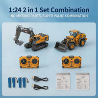 2-in-1 (Excavator + Loader)