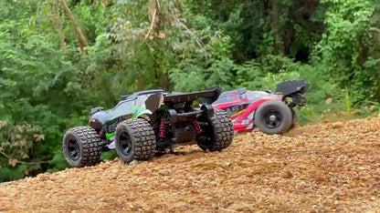 High-Speed RC Off-Road Car for Boys 2.4GHz Impact-Resistant Drop-Proof Remote Control Vehicle – Cool All-Terrain Toy Ages 3+ Christmas Birthday Gift (Green)