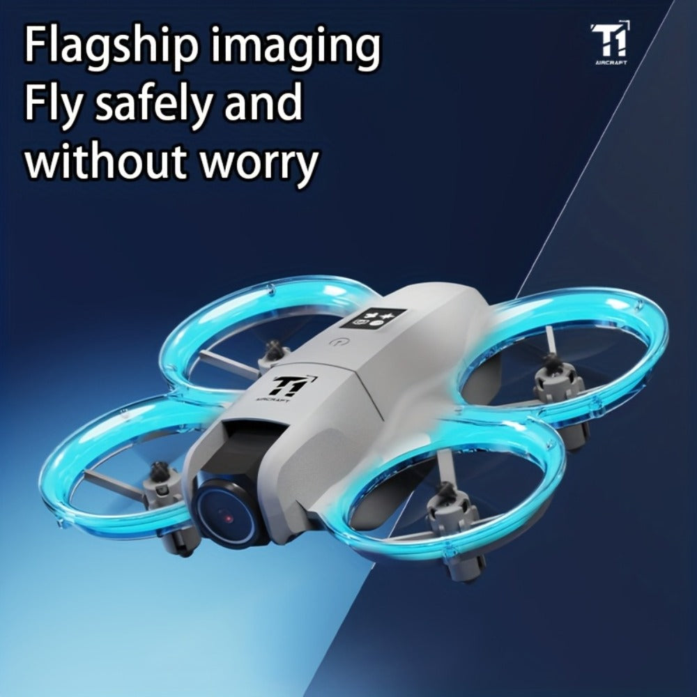 4K RC Airplane with Auto Hover & Dual Batteries – Optical Flow WiFi FPV Camera, One-Key Return & Roll, Anti-Shock Anti-Collision, Long Endurance Remote Control Plane for Kids Adults Beginners