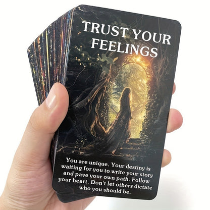 Oracle Cards from The Enigmatic Magic Forest Serve As a Mystical Guide And Source of Inspiration for Those Exploring The Realm of Natural Magic, Especially for Novice Tarot Readers