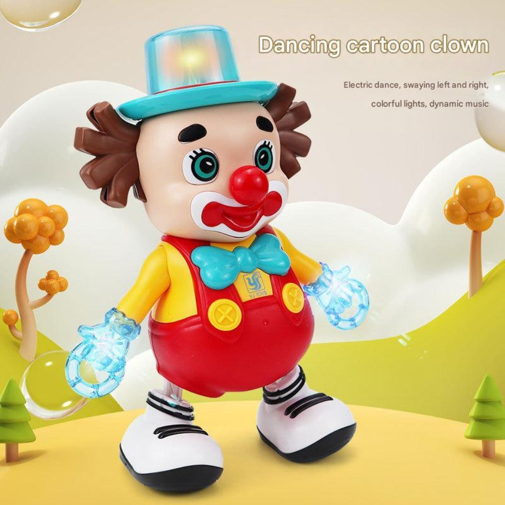Dancing Clown Toy Doll Light Music Swing Left And right, Toys for Kids girls, Fidget toys, Toys for boys, toy, Christmas Gifts Birthday Gifts for kids, Weird stuff, Halloween Decorations