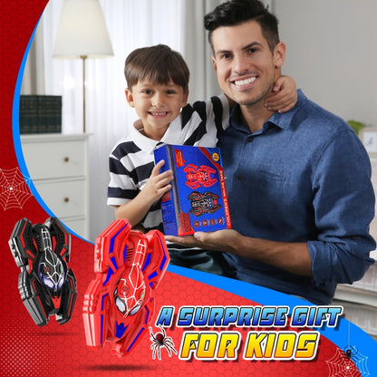 Spider Walkie Talkies for Kids, Walkie Talkies Toys for Boys Girls Year Old, Camping Gear Outdoor Hiking Newsletter, Long Distance Wireless Telephone Receiver for 3-5 4-8 Year Old Kid