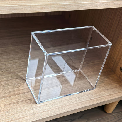 Pokemon Acrylic Display Case with UV Protection – 6MM Thick Crystal Clear Case for Booster Box & Elite Trainer Box, Self-Closing Cover, Polished Corners, Collector Gift