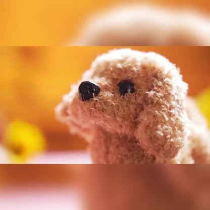 Interactive Robotic Teddy Poodle Plush Puppy Toy with Gift Box Walks, Barks, Wags Tail Soft And Adorable, Realistic Electronic Pet Dog for Parent Child, Perfect Gift for Kids Birthday, Surprise