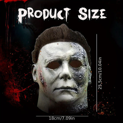 Scary Halloween Mask for Adults – Original Realistic Horror Full Face Mask for Cosplay, Prom, Haunted House & Halloween Party Costume, Maximum Scare Factor, Great Horror Gift