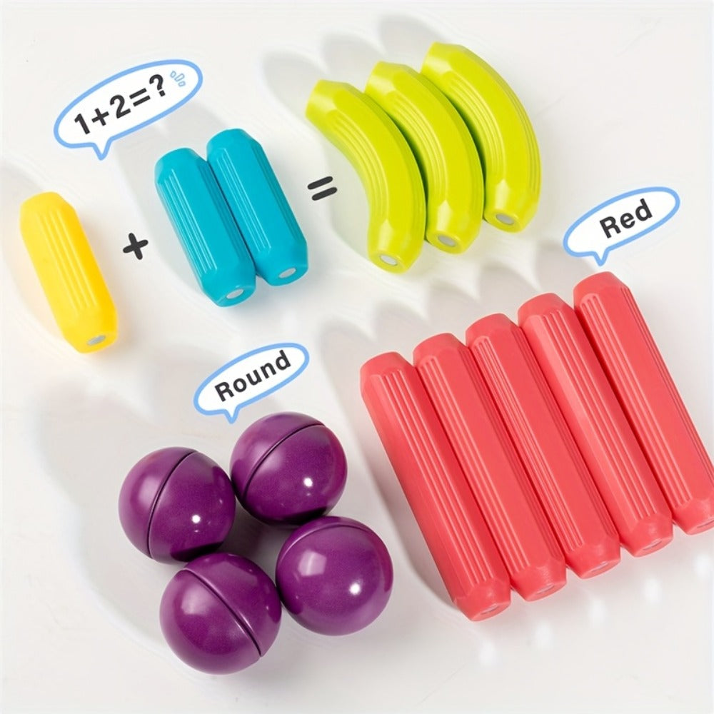 Creative Magnetic Sticks Building Set 28/58 Pcs – 3D Structure Construction STEM Toy for Kids, Stimulate Imagination & Creativity, Perfect for Family Classroom & Group Play Ages 3+