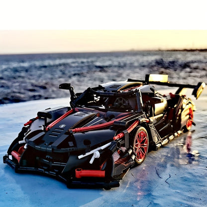 1391PCS Car Building Blocks Kit 1:14 Scale MY88301 – Challenging Adult Model Precision Vehicle Assembly, Desktop Display Ornament Collector Piece, Unique Birthday Father's Day Gift for Men Car Enthusiasts Teens 14+