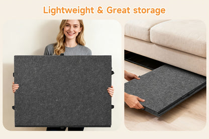 Roll-Up Puzzle Mat Board Extra Large – Foldaway Felt Mat for 1000 & 1500 Piece Jigsaw Puzzles, 6 Sorting Drawers, Portable Roll-Up Storage Solution for Puzzle Lovers Adults Seniors