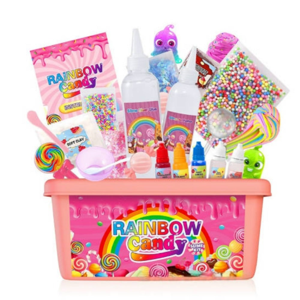 Ice Cream & Lollipop Slime Toy Set – Cute Novelty Slime Toys for Kids, Fun Party Favors for Christmas, Halloween & Easter, Unique Sensory Play Gift for Girls & Boys, Choose Ice Cream or Lollipop Style