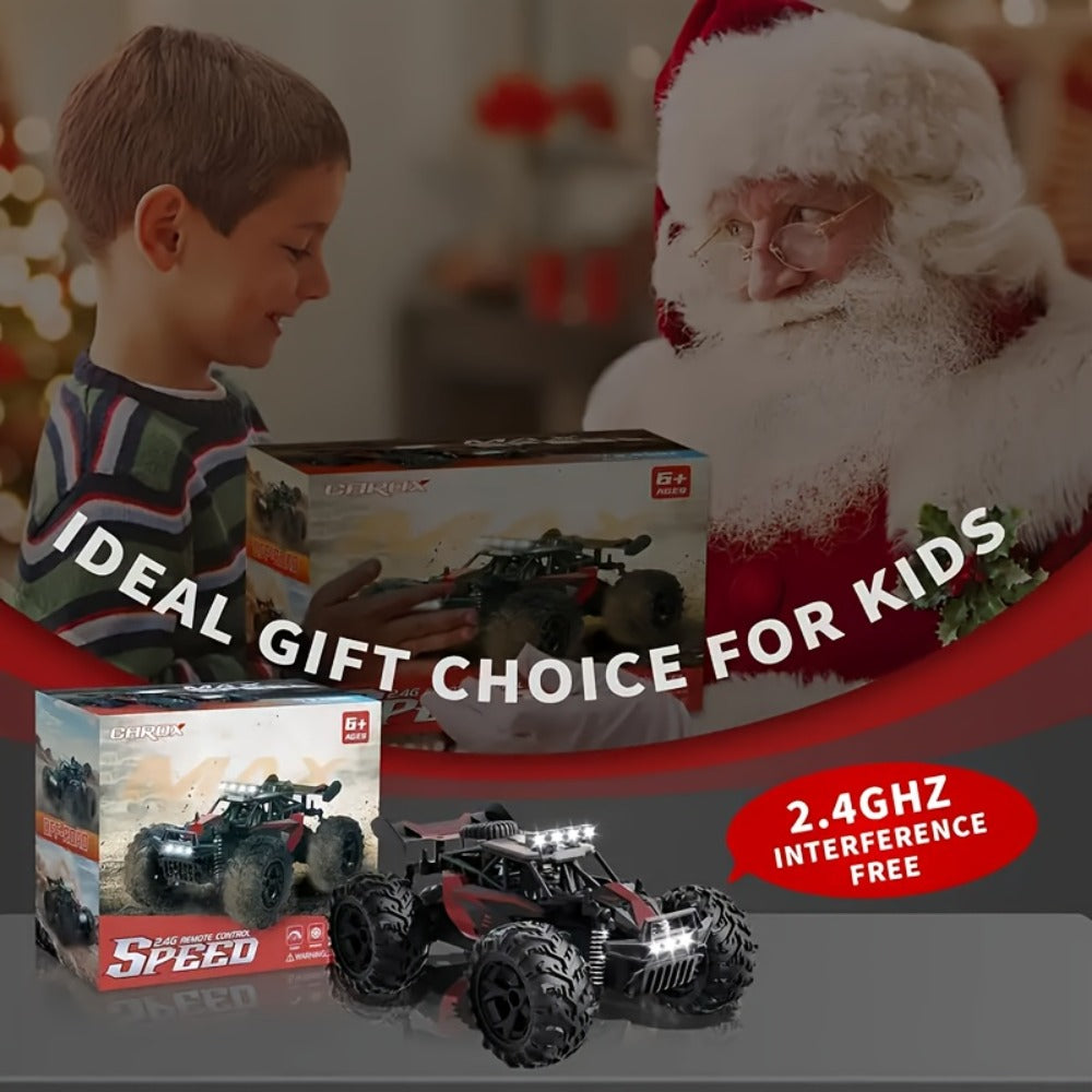 High-Speed RC Off-Road Car 40km/h – All-Terrain Remote Control Climbing Truck with Long-Lasting Battery, Sturdy 4WD Structure, Birthday Christmas Gift for Boys Kids & Adults (Style A & B)