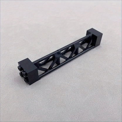 Compatible Pillar Support Bricks 20pcs Black – 2x2x10 Column Rod Blocks for Train Car Girder City Models, LEGO-Compatible Parts 58827 95347, MOC Building Accessory for Kids & Adult Builders