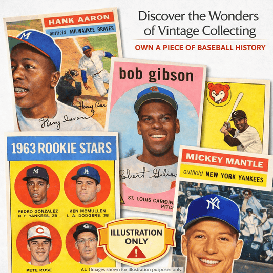 Topps VINTAGE Baseball Mystery Pack | Random Autographed, Hall of Famers or Rookies Trading Cards | Perfect Gift for Kids & Collectors!