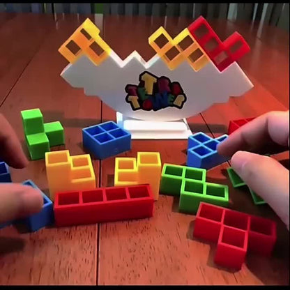 16/20/34/50/68pcs of Enjoyable Balanced Stacking Blocks, Perfect Gifts for Birthdays, Christmas, Or Halloween for Kids, Adults, And Family Groups - Enhance Balance And Coordination Abilities While Fostering Strategic Thinking