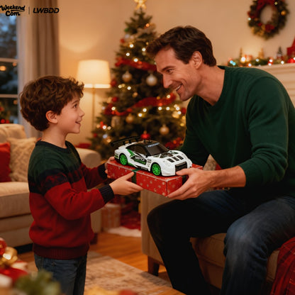 1:24 Scale RC Drift Car 4WD High Speed Racing Model – Drifting Tire Sports Remote Control Car for Adults Boys Girls, Fun Birthday Christmas New Year Gift (Red)