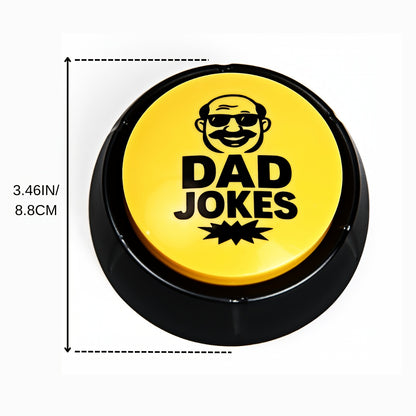 Funny for dad Joke Button, Father'S Day Gift, Gag Gift for Men, A Push of Button for Hilarious Jokes, White Elephant Gift for Dad, Christmas Stocking Stuffer, Birthday Gift from Daughter, Prank Toys for Age 14+