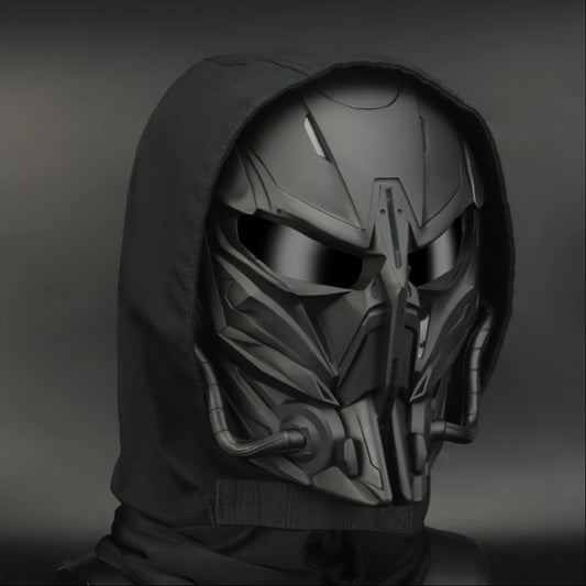Cyberpunk Cool Sci-Fi Futuristic Mask, Face Mask - Maximum Cosplay Photo Props, Bar Club Rave Party Supplies, Gift & Collection, Men's Breathable Mask, Halloween Music Festival Accessories