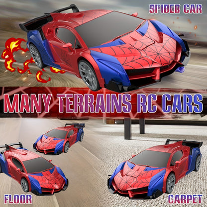 Remote-controlled Car, One-button Transforming Robot Toy Car With Cool LED Headlights, 1:18 Scale, 360-degree Spinning And Drifting, Perfect As A Christmas Gift, Birthday Gift, Or Easter Gift For Boys And Girls