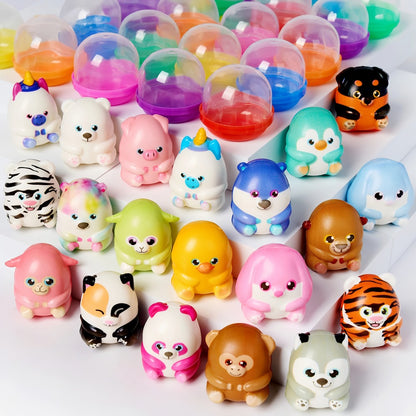 Mochi Squishy Toys 20 Pack – Slow Rising Cute Animal Squishies Bulk Party Favors for Kids, Classroom Prizes, Birthday Goodie Bag Stuffers, Pinata Fillers, Halloween Valentine's Day Gifts